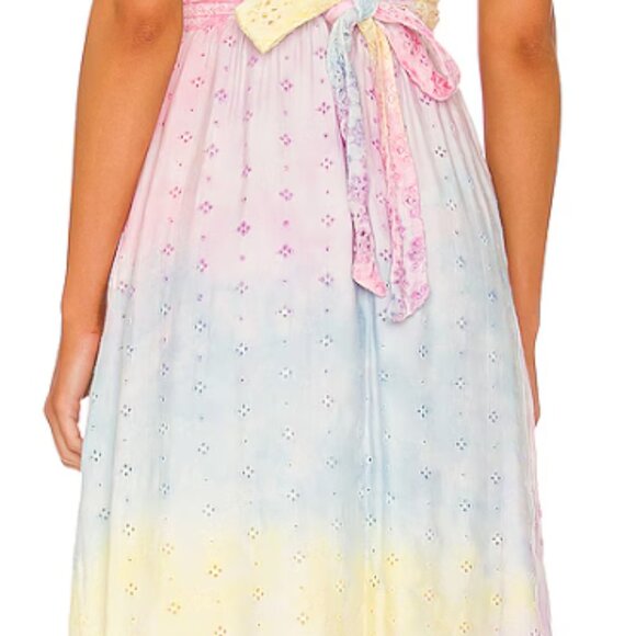 Majorelle Mistwood Dress in Pastel Multi Tie Dye - Picture 3 of 3